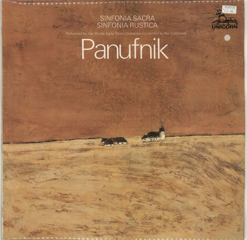 Andrzej Panufnik Sinfonia Sacra / Sinfonia Rustica UK Vinyl LP