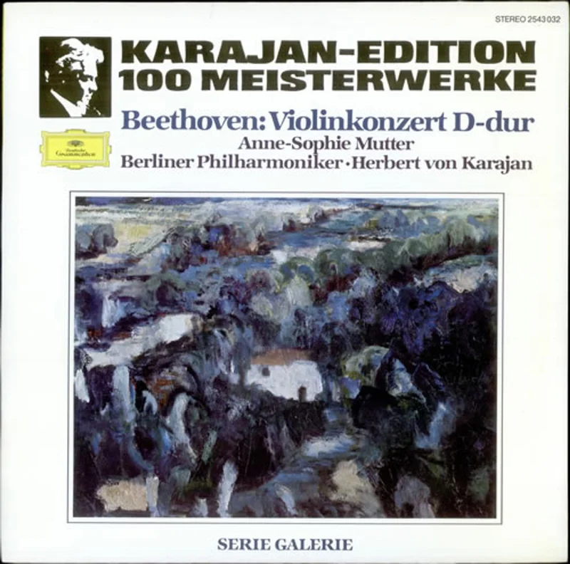 Anne-Sophie Mutter Beethoven: Violinkonzert D-dur German Vinyl LP