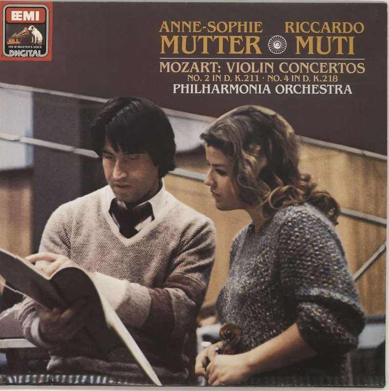 Anne-Sophie Mutter Mozart: Violin Concertos UK Vinyl LP