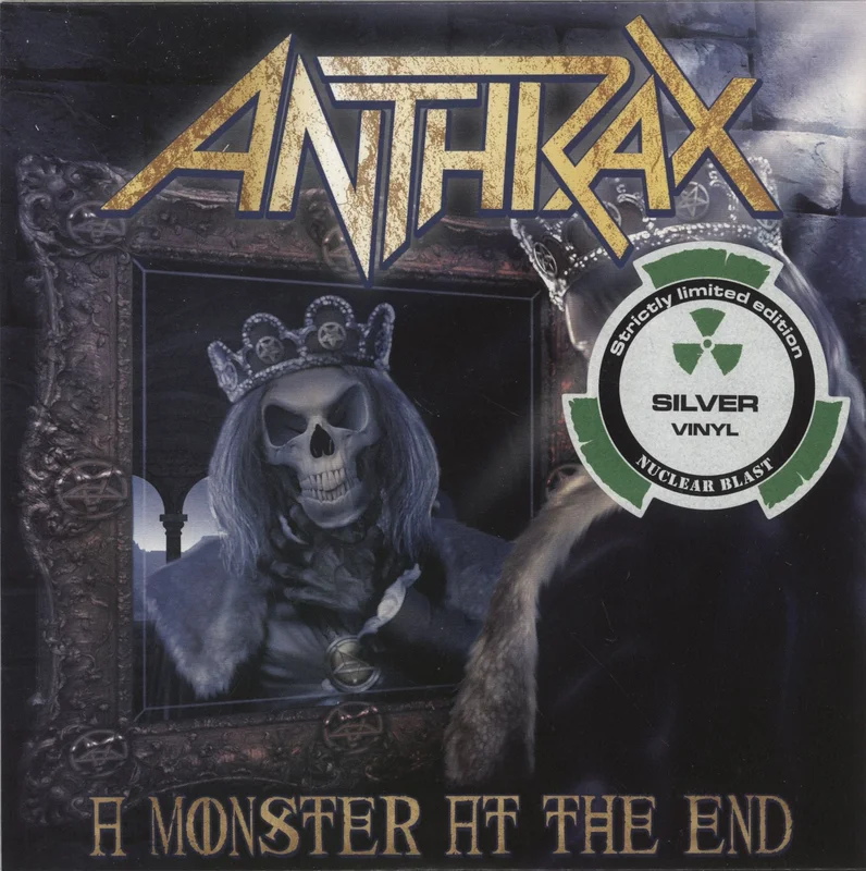 Anthrax A Monster At The End - Silver Vinyl UK 7" vinyl