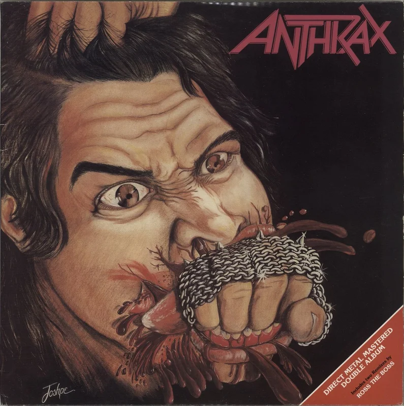Anthrax Fistful Of Metal UK 2-LP vinyl set