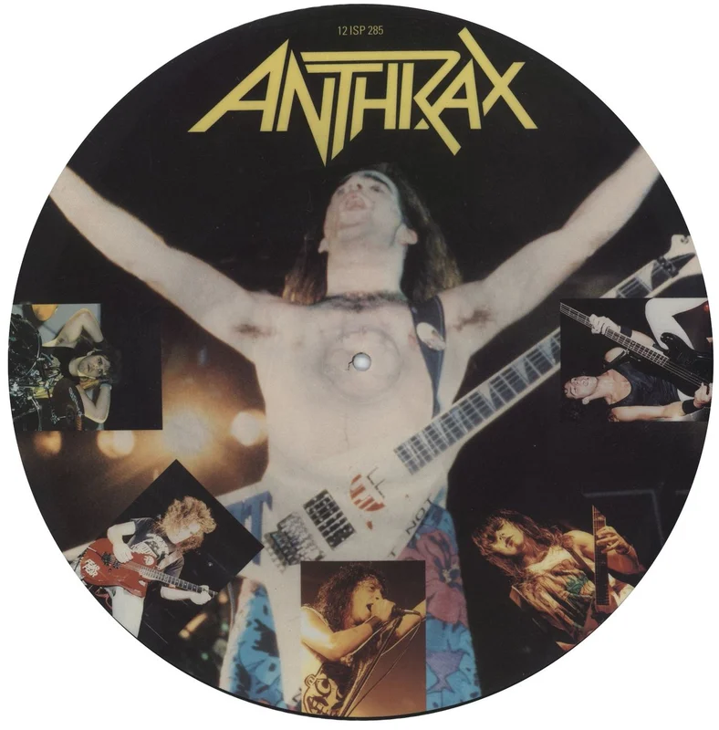 Anthrax Madhouse - VG UK 12" picture disc