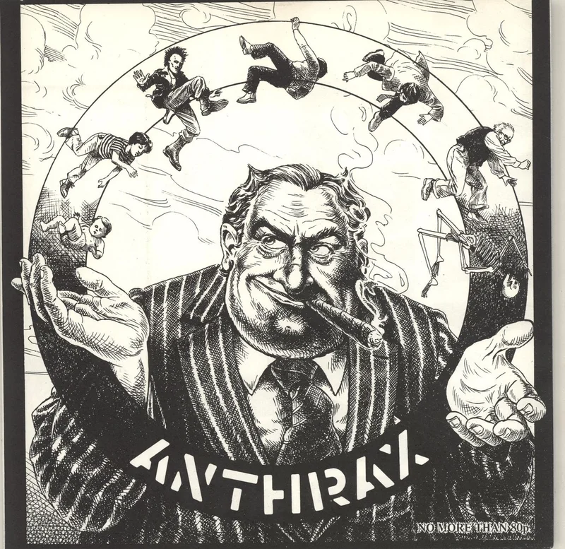 Anthrax (UK) Capitalism Is Cannibalism UK 7" vinyl