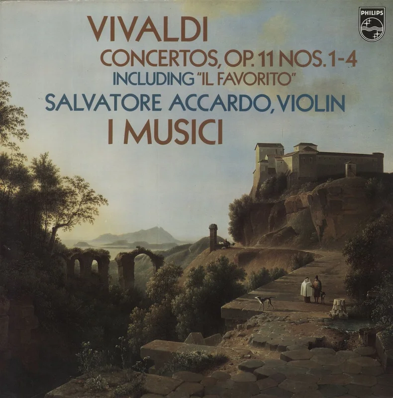 Antonio Vivaldi Concertos, Op.11 Nos. 1-4 Including "Il Favorito" - White Label Test Pressing Dutch Promo Vinyl LP
