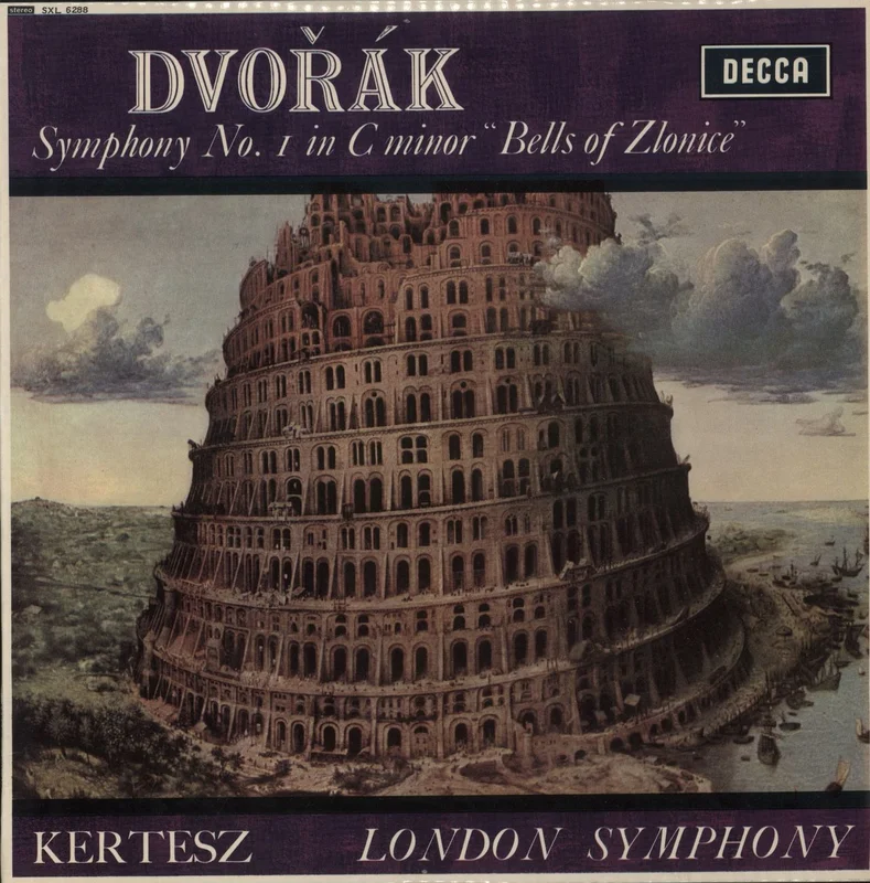 Antonn Dvork Dvork: Symphony No. 1 in C minor 'Bells of Zlonice' UK Vinyl LP