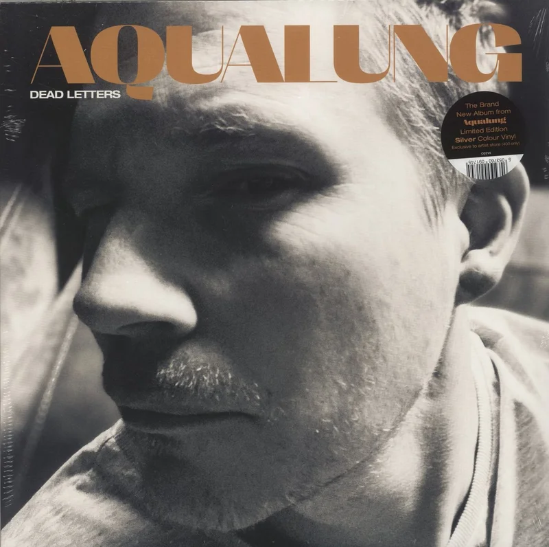 Aqualung Dead Letters - Silver Vinyl + Autographed Portrait Print - Sealed UK Vinyl LP