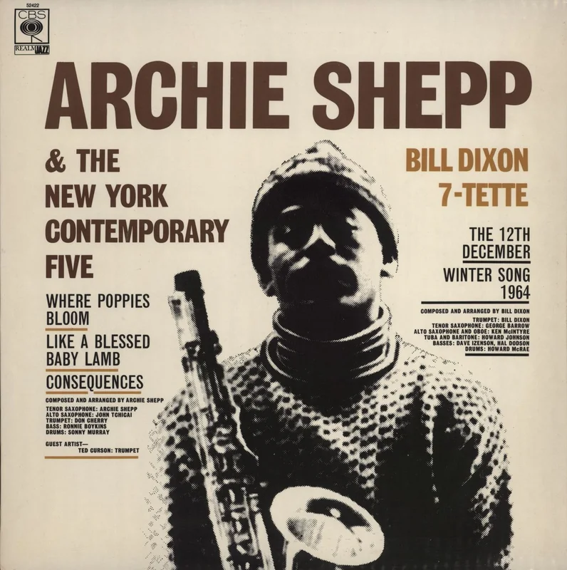 Archie Shepp Archie Shepp & The New York Contemporary Five / Bill Dixon 7-Tette UK Vinyl LP