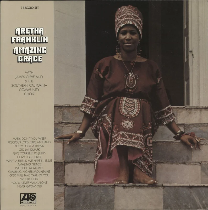 Aretha Franklin Amazing Grace - 50th Anniversary White Vinyl US 2-LP vinyl set
