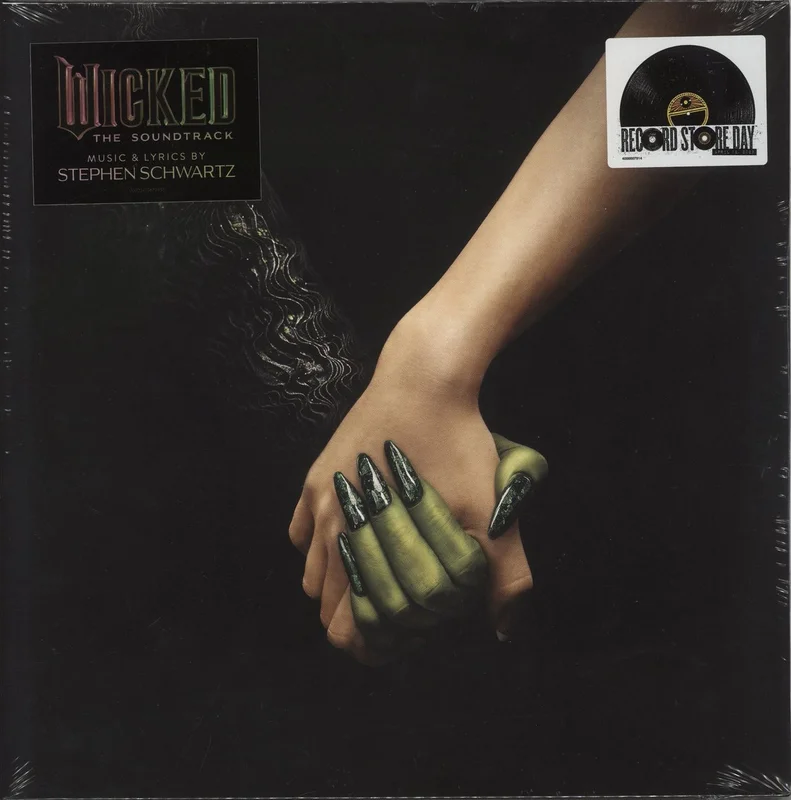 Ariana Grande Wicked: The Soundtrack - RSD - Green & Pink Glitter - Sealed UK 2-LP vinyl set