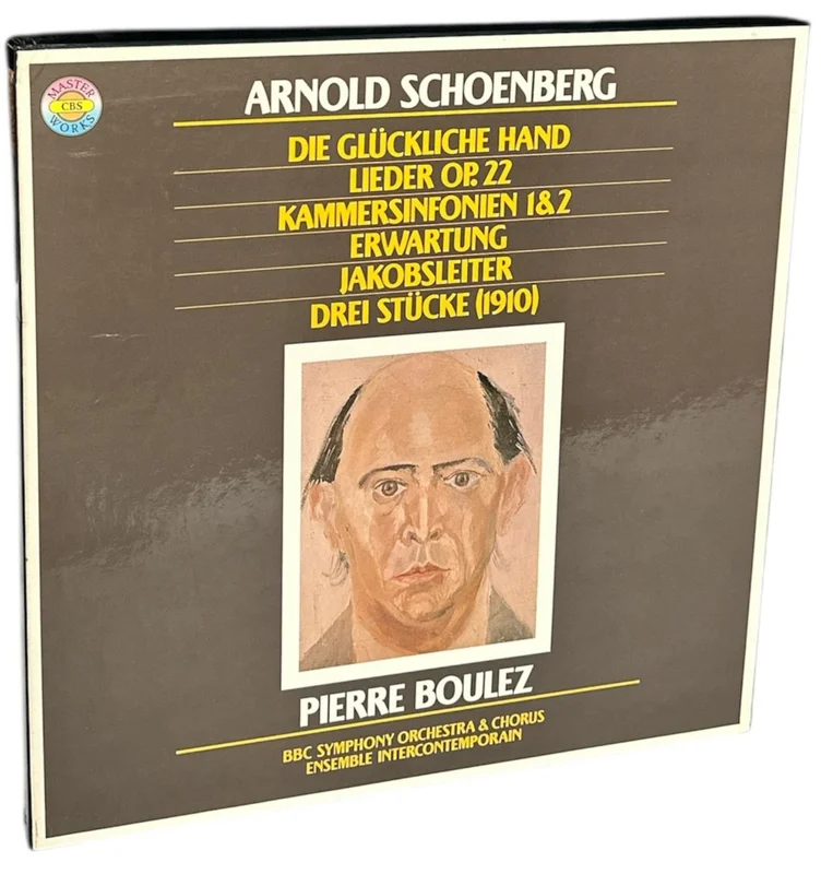 Arnold Schoenberg Die Glckliche Hand / Lieder Op. 22 / Kammersinfonien 1 & 2 / Erwartung / Jakobsleiter / Drei Stcke German Vinyl box set