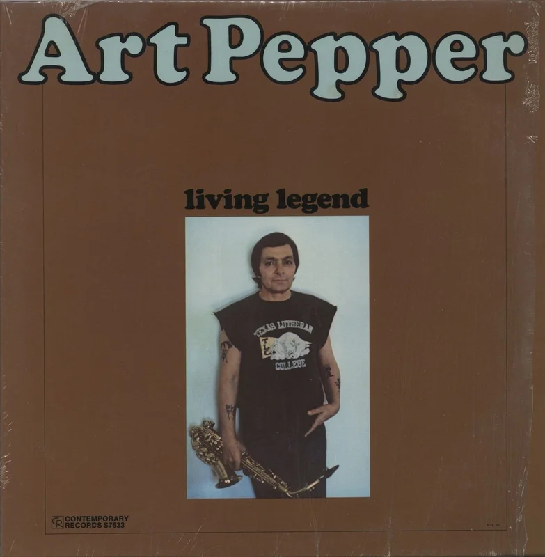 Art Pepper Living Legend - Opened shrink US Vinyl LP