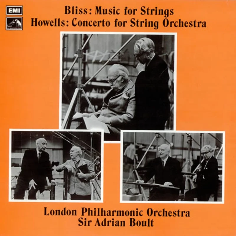 Arthur Bliss Music For Strings & Howell's Concerto For String Orchestra UK Vinyl LP