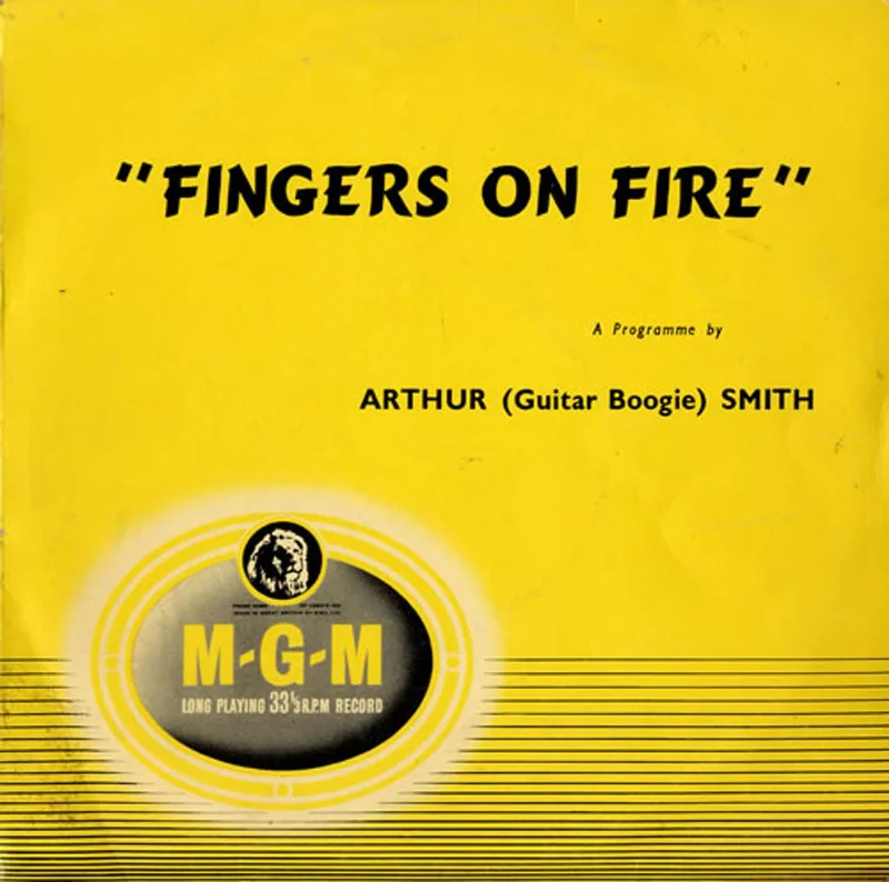 Arthur (Guitar Boogie) Smith Fingers On Fire UK 10" vinyl