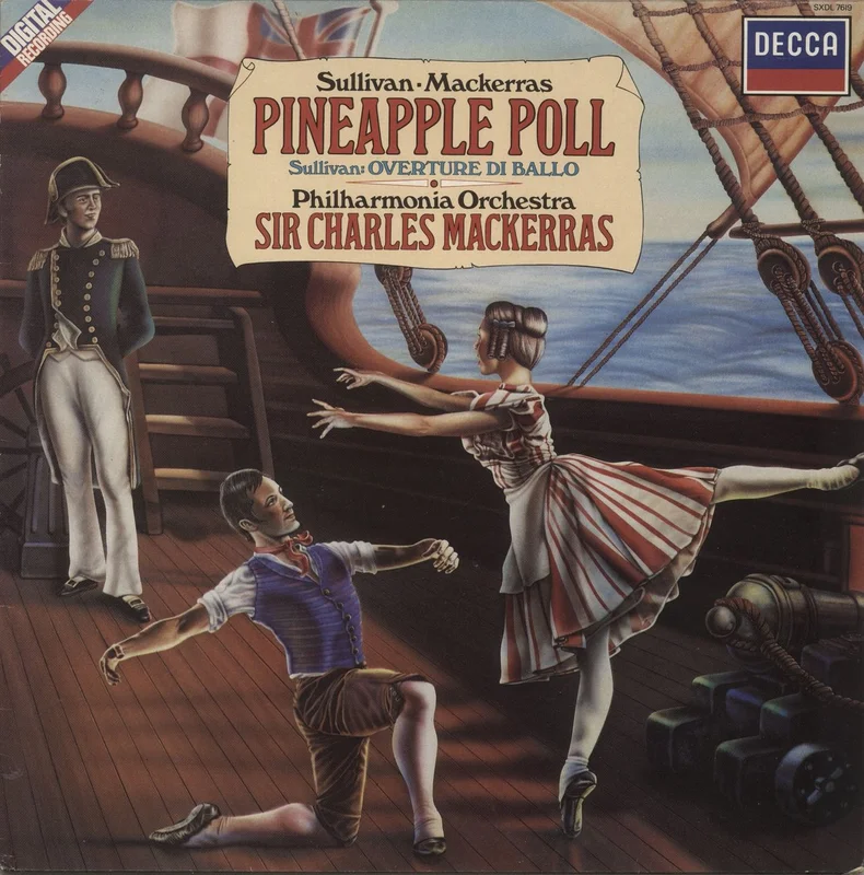 Arthur Sullivan Sullivan: Pineapple Poll / Overture Di Ballo Dutch Vinyl LP