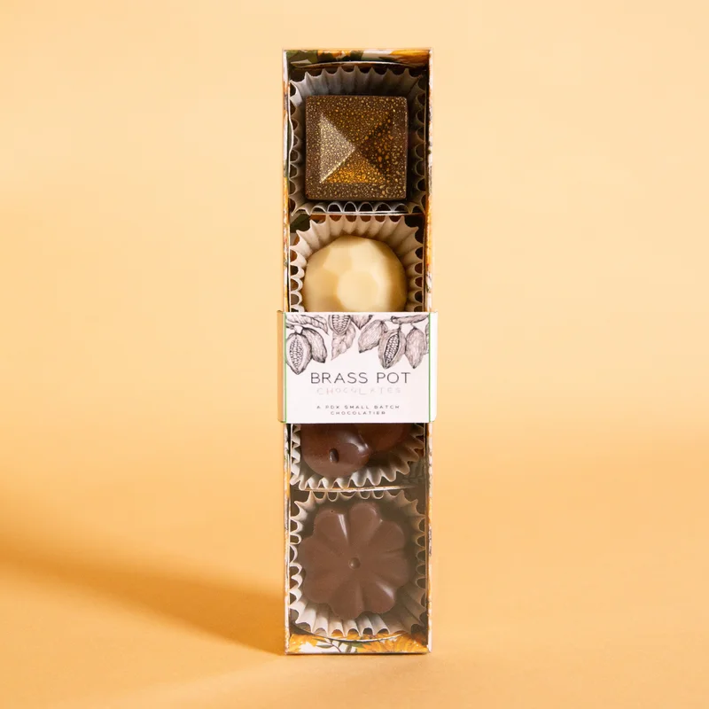 Artisanal Chocolate Box, 4pk