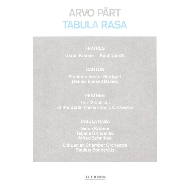 Arvo Prt Tabula Rasa