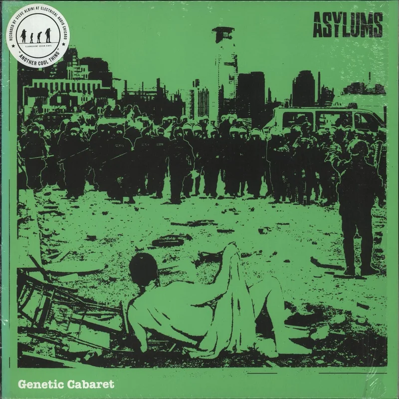 Asylums Genetic Cabaret - Green Vinyl UK Vinyl LP