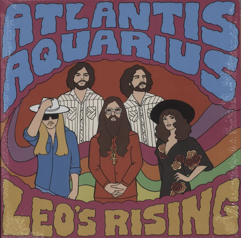 Atlantis Aquarius Leo's Rising - Clear With Green / Pink Splatter Vinyl US Vinyl LP