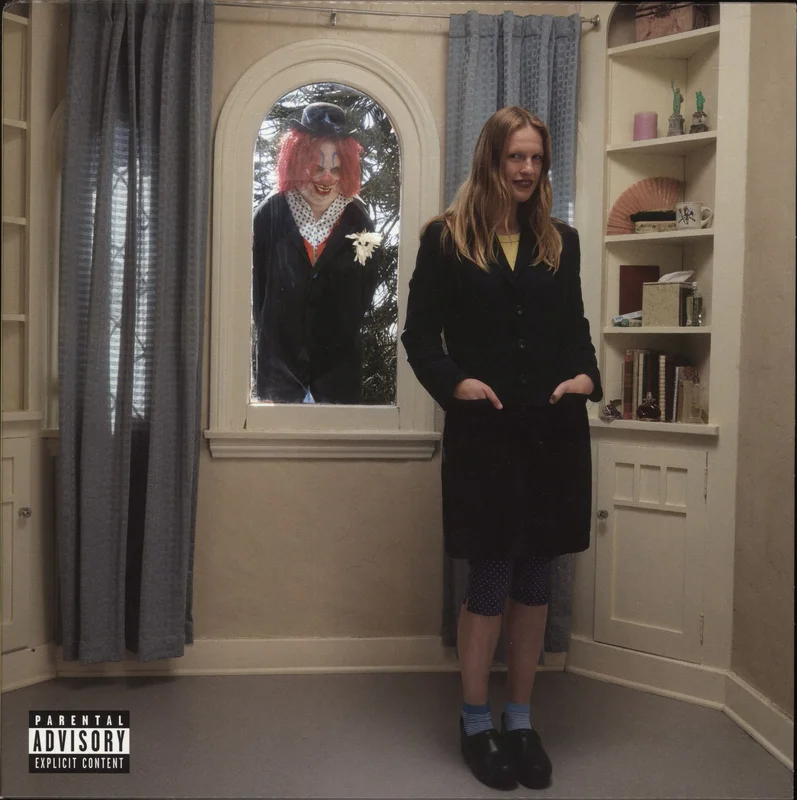 Audrey Hobert Whos the Clown? - Pink w/ Yellow and White Splatter Vinyl - VG UK Vinyl LP