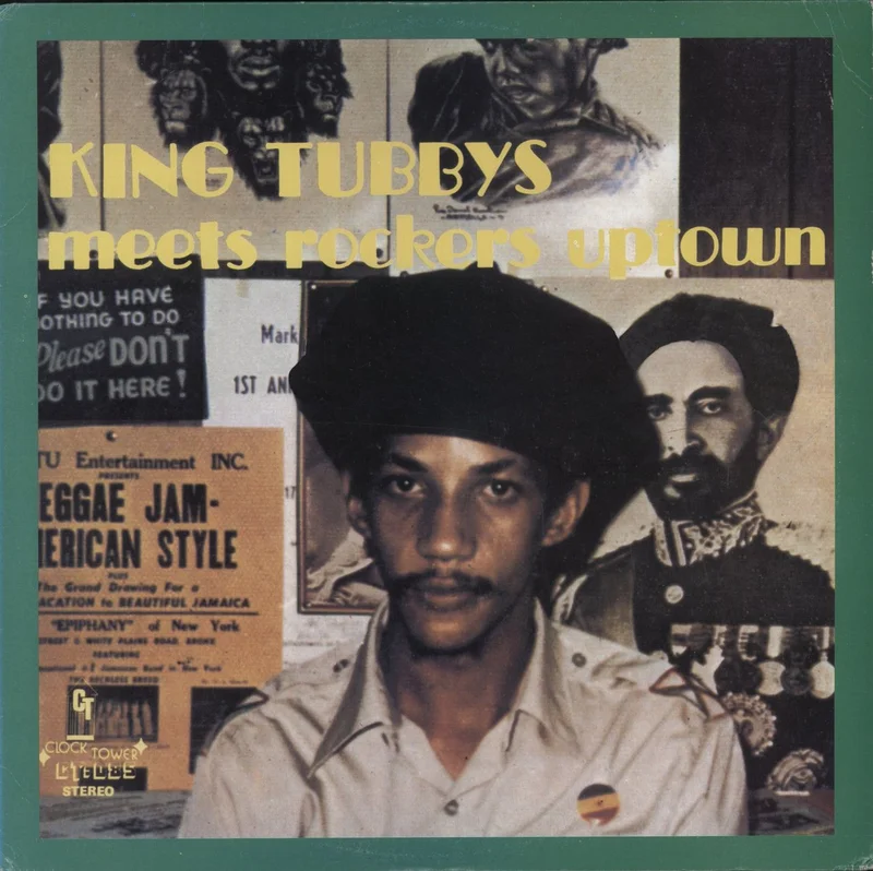 Augustus Pablo King Tubbys Meets Rockers Uptown - Multi-Coloured Vinyl - VG Canadian Vinyl LP