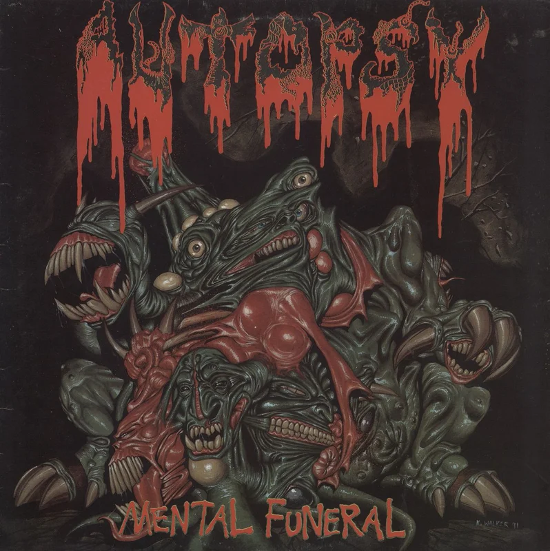 Autopsy Mental Funeral - VG UK Vinyl LP