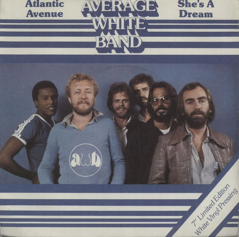 Average White Band Atlantic Avenue - White vinyl + P/s UK Promo 7" vinyl