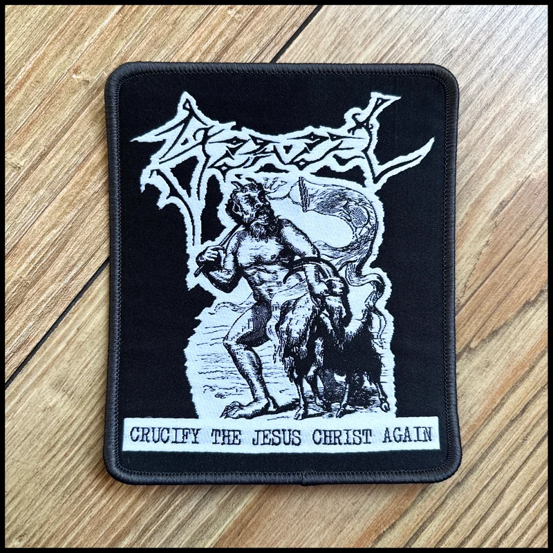 AZAZEL: official deluxe/limited CRUCIFY THE JESUS CHRIST AGAIN patch