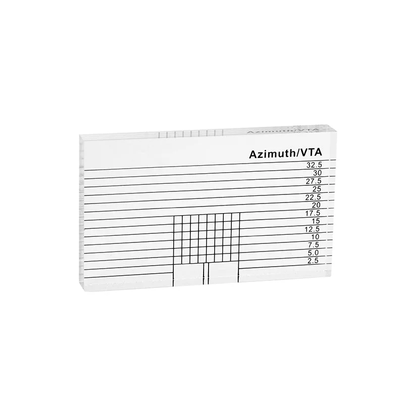 Azimuth / VTA Ruler for tonearm and cartridge adjustments