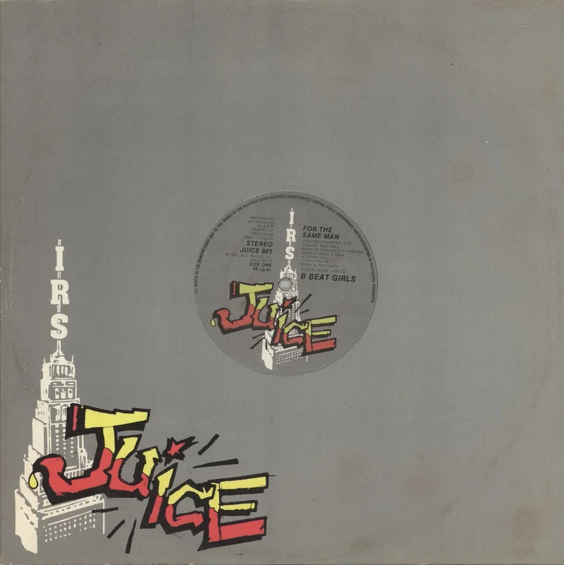 B Beat Girls For The Same Man UK 12" vinyl