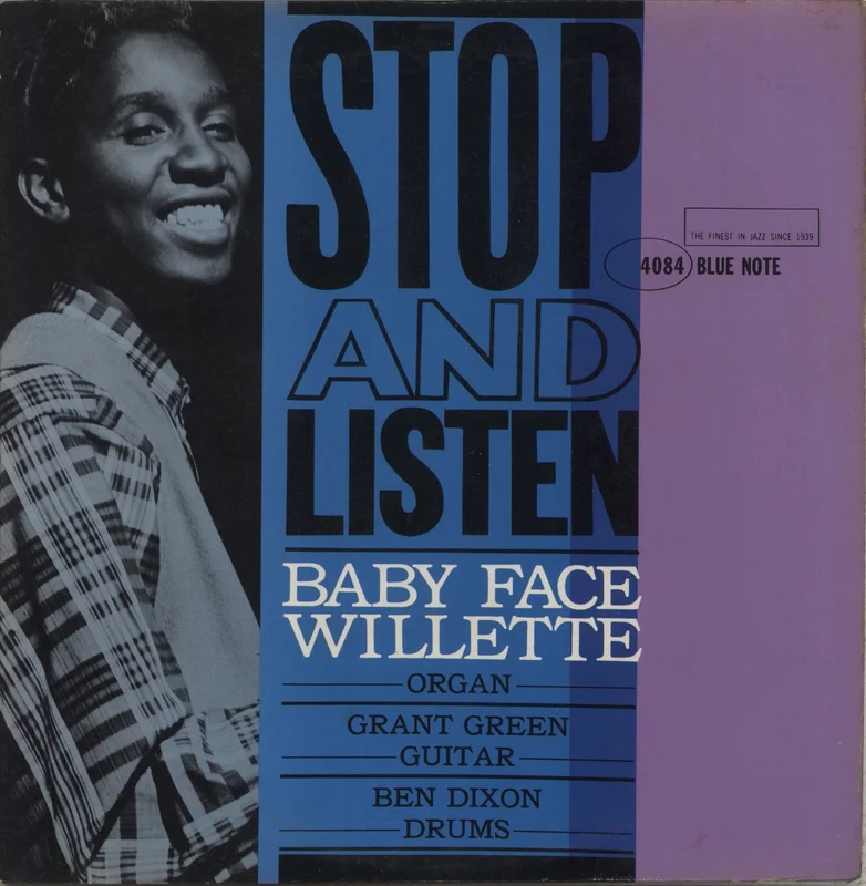 'Baby Face' Willette Stop And Listen - NY - 1st - VG US Vinyl LP