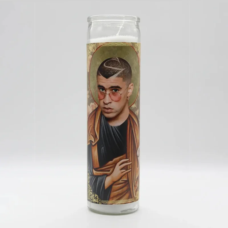Bad Bunny Prayer Candle
