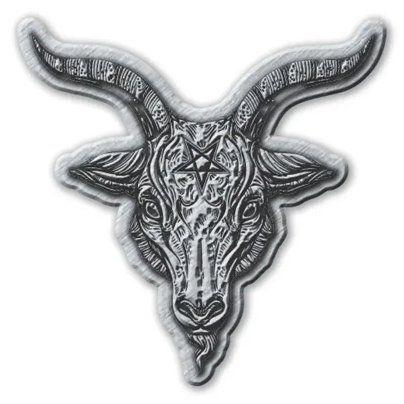 BAPHOMET cast metal badge