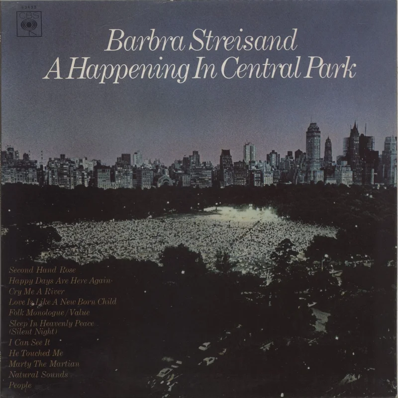 Barbra Streisand A Happening In Central Park UK Vinyl LP