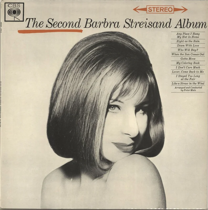 Barbra Streisand The Second Barbra Streisand Album UK Vinyl LP