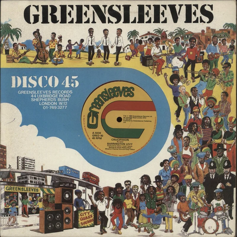 Barrington Levy Crucifixion UK 12" vinyl