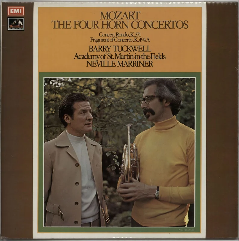 Barry Tuckwell Mozart: The Four Horn Concertos UK Vinyl LP