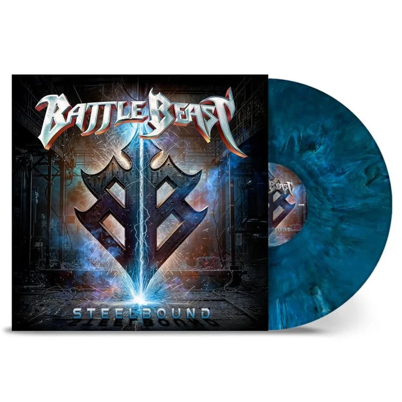 Battle Beast Steelbound - Multi-Coloured Marbled Vinyl - Sealed UK Vinyl LP