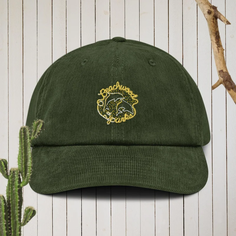 Beachwood Sparks Dolphin Dance Corduroy Hat Oxford Navy