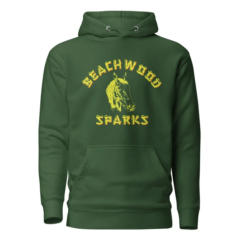 Beachwood Sparks Horsey Hoodies Black