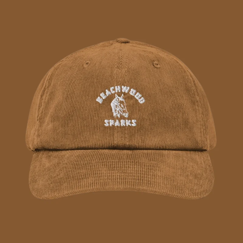 Beachwood Sparks Repro Horsey Corduroy Hat Oxford Navy