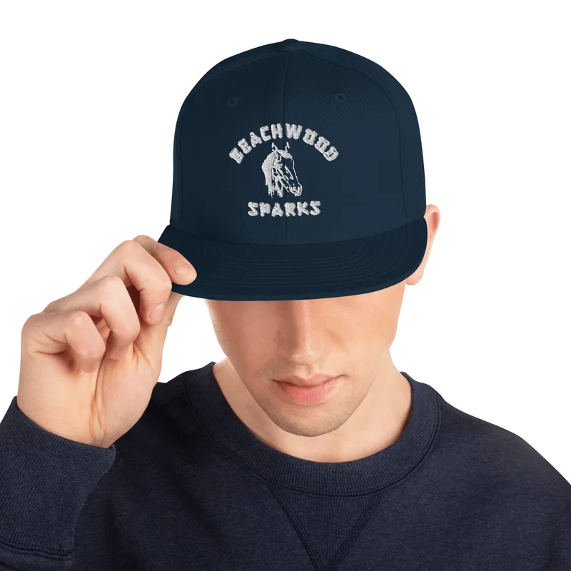 Beachwood Sparks Repro Horsey Snapback Hat Dark Navy