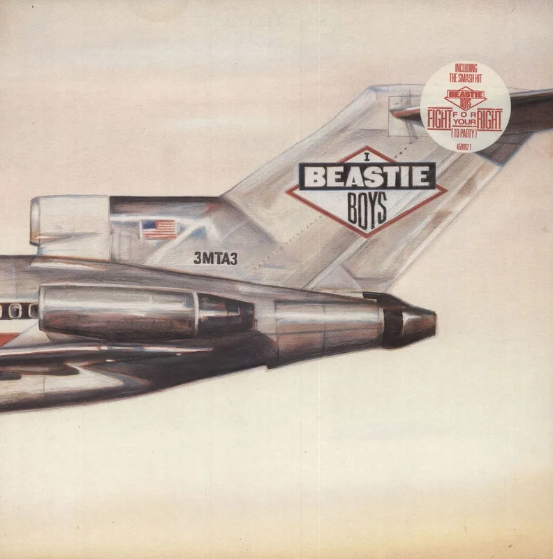 Beastie Boys Licensed To Ill - Hype sticker Variant 2 - EX UK Vinyl LP