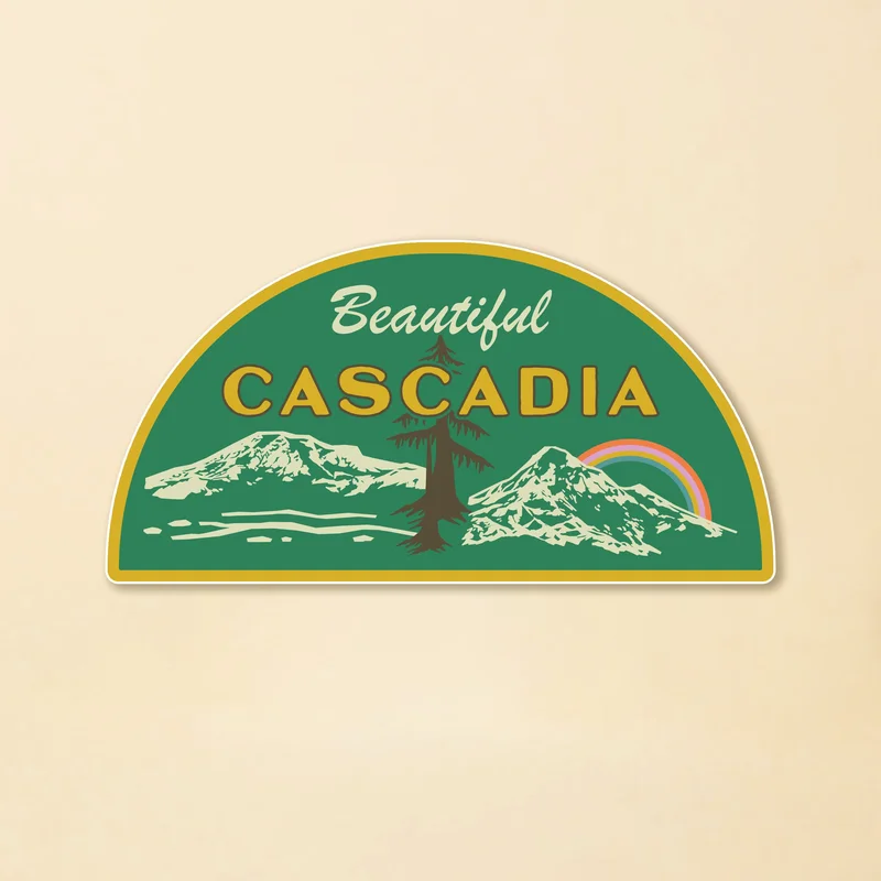 Beautiful Cascadia Sticker