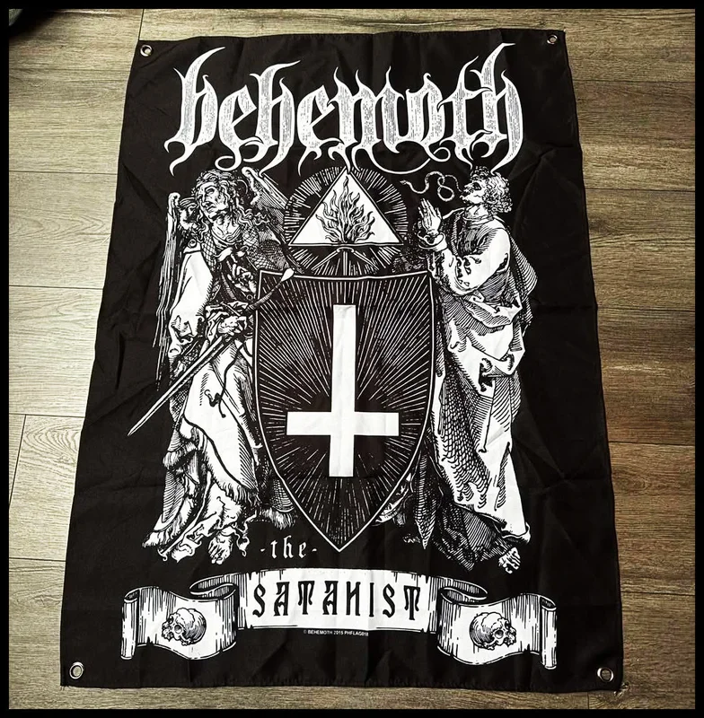 BEHEMOTH: official large flag / textile poster *preowned/rare*
