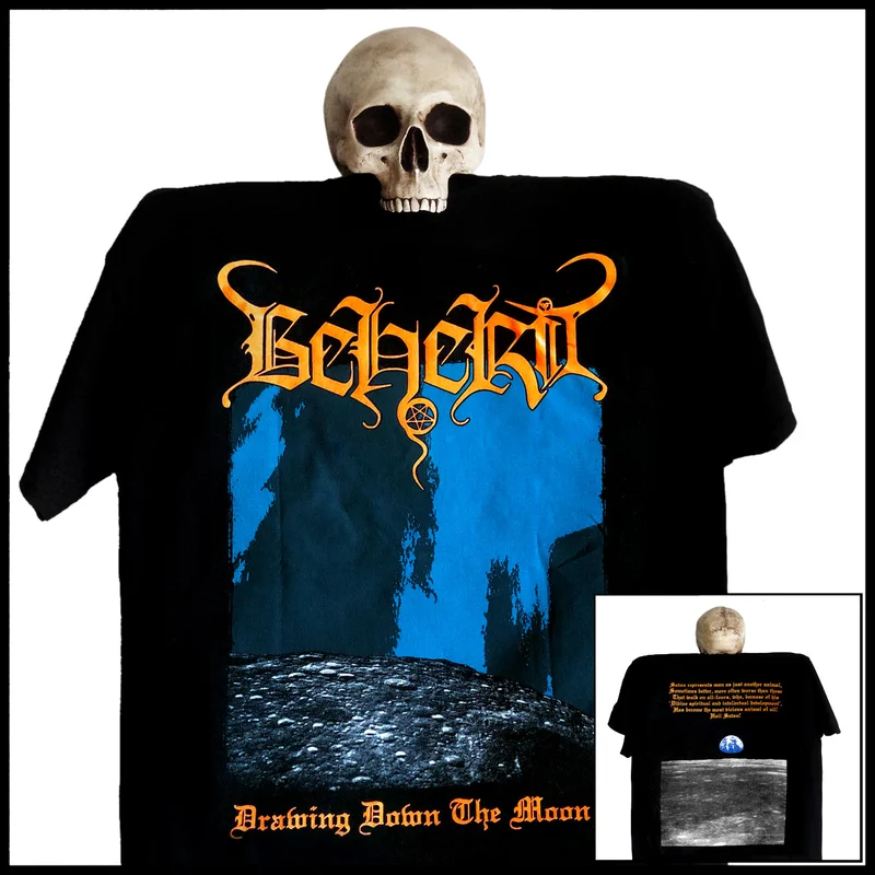 BEHERIT: official DRAWING DOWN THE MOON shirt