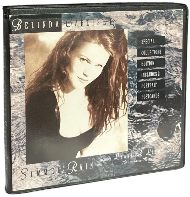 Belinda Carlisle Summer Rain + Collectors Box UK CD single
