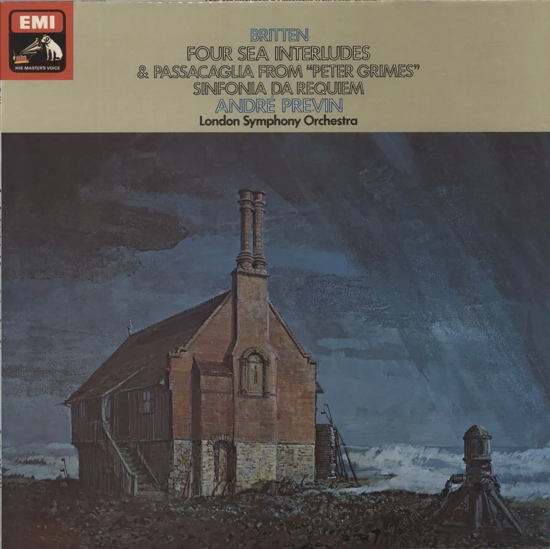 Benjamin Britten Four Sea Interludes & Passacaglia From 'Peter Grimes' / Sinfonia Da Requiem UK Vinyl LP