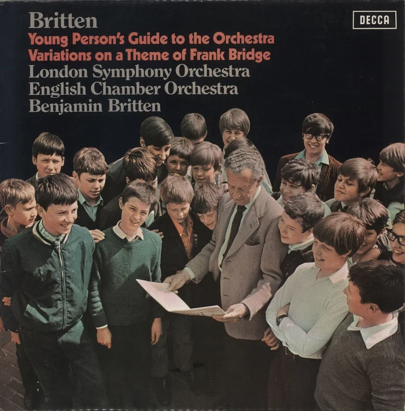 Benjamin Britten Young Person's Guide to the Orchestra UK Vinyl LP