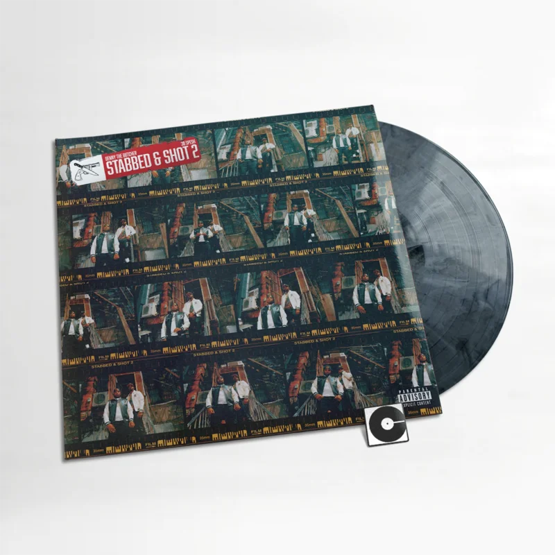 Benny the Butcher & 38 Spesh - "Stabbed & Shot 2" Black & White Splash Vinyl
