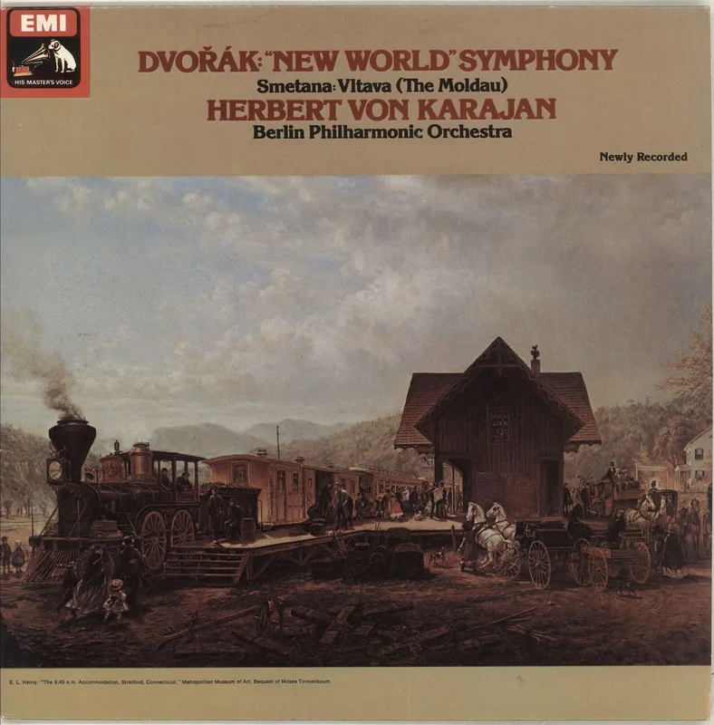 Berliner Philharmoniker Dvorak: New World Symphony / Smetana: Vitava (The Moldau) UK Vinyl LP